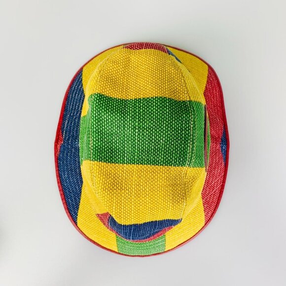 NWT Gucci stripe fedora hat in yellow size L(59cm) - Picture 4 of 13